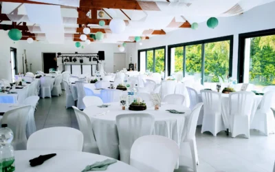 Housse de Chaise Blanche Élégante