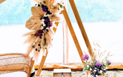 Arche en bois triangulaire